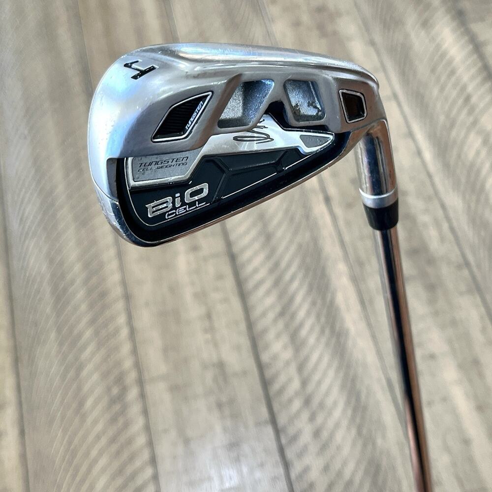 Cobra Bio Cell Silver Single 4 Iron True Temper Dynalite 85 Regular Steel RH 39"